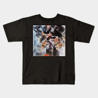 Abstract Ancient Ninja Seal Kids T-Shirt